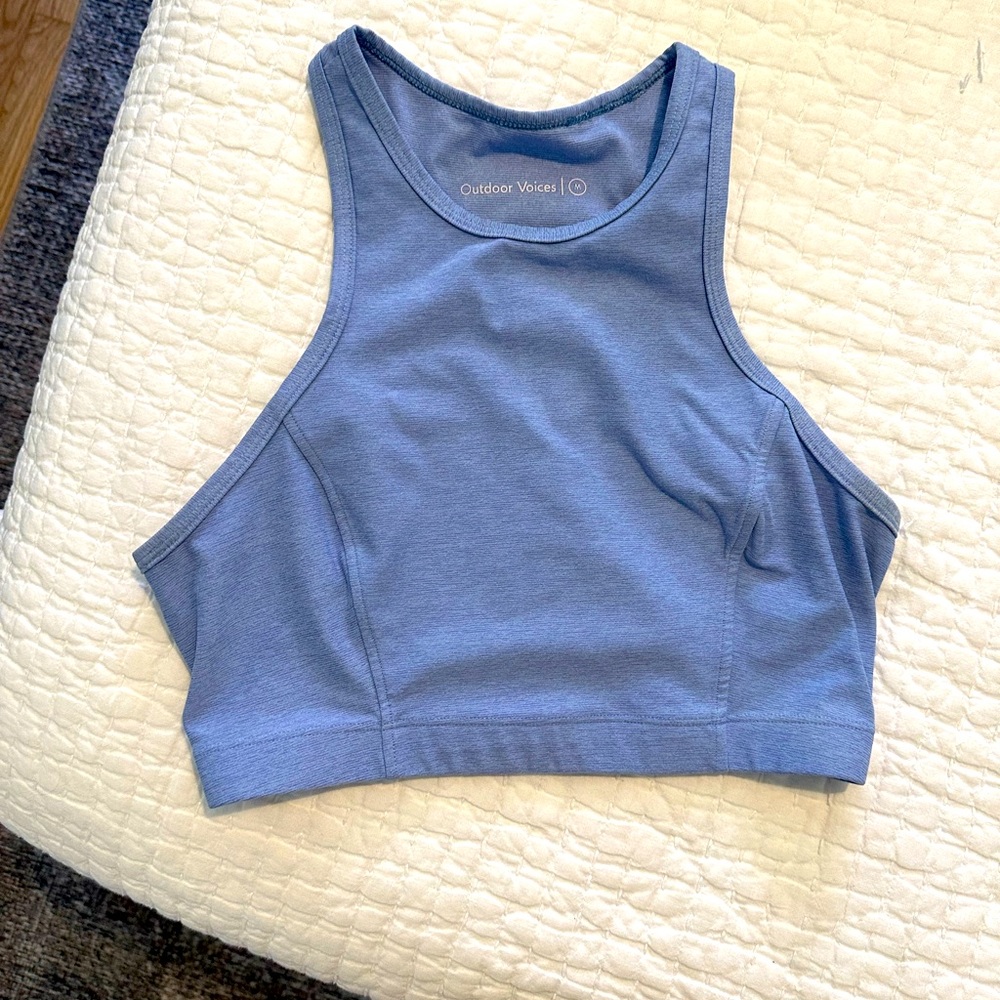 Outdoor Voices high neck sports bra